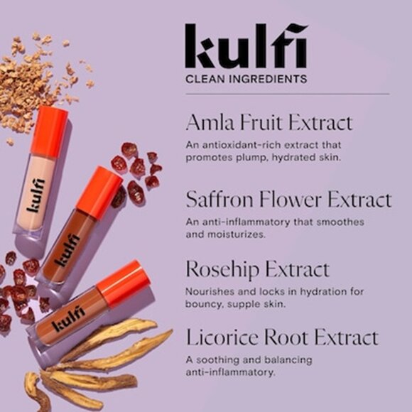 Kulfi Main Match Crease Proof Long Wear Hydrating Concealer NIB - Picture 4 of 4